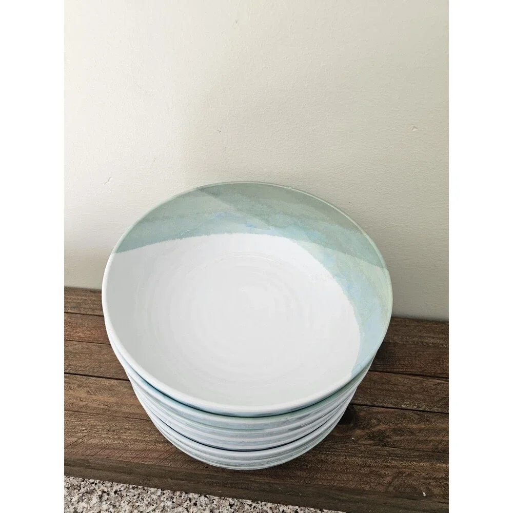 8 Nautica Home Melamine All Purpose Bowls Seafoam Blue Green